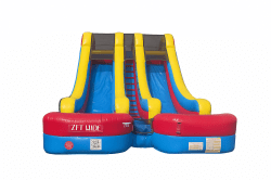 18' Dual Lane Dry Slide