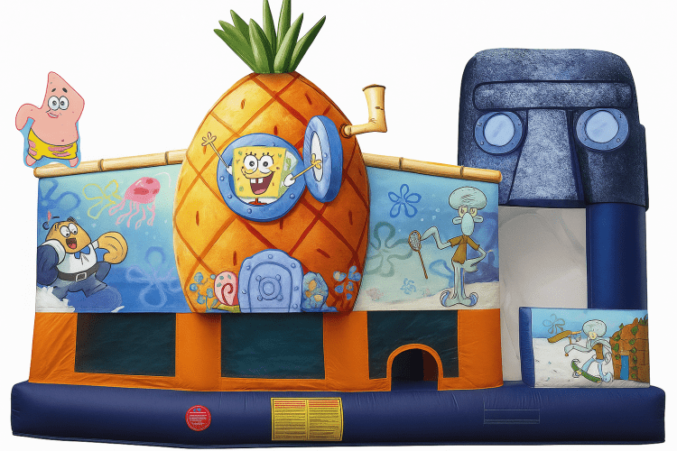 Spongebob 5 in 1 Combo Bounce House