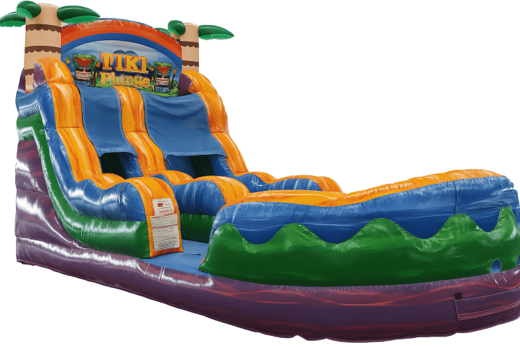 18' Tiki Plunge Water Slide